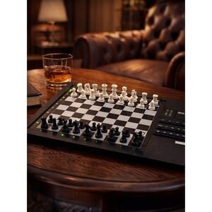 Kasparov Team Mate Electronic Chess Computer Complete Saitek Clean- Tested Works